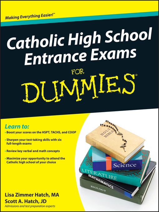 Title details for Catholic High School Entrance Exams For Dummies by Lisa Zimmer Hatch - Wait list